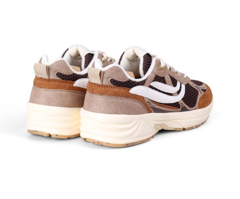 Genesis G-Eco 99 Spotted Sole Cognac Beige Grey Sneaker Unisex braun